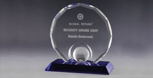 Global Refund Security Award 2009