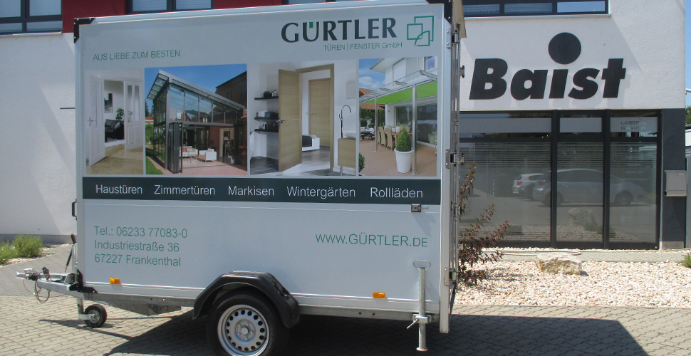 Gürtler Türen/Fenster GmbH Fahrzeugbeschriftung