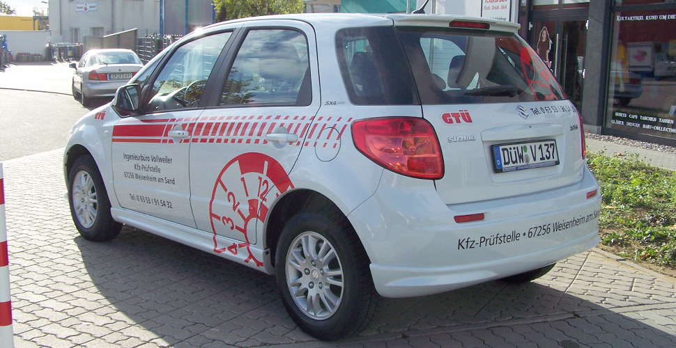 Ingenieurbüro Vollweiler Fahrzeugbeschriftung