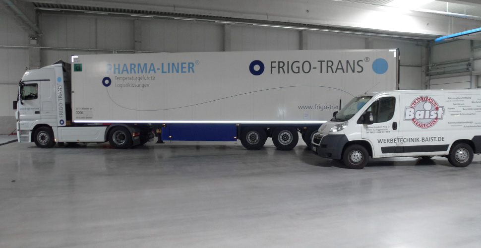 Fahrzeugbeschriftung Frigo-Trans GmbH